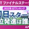 QT ファイナルステージ 初日 1R スタート!! 政田夢乃 吉田優利 六車日那乃 都玲華 吉田鈴 菅沼菜々 宮田成華 荒木優奈