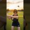 夕焼けゴルフ/Sunset Golf / Requests are welcome! #AI美女 #ゴルフ女子 #ゴルフウェア #ゴルフ #golf #夕焼け #sunset #笑顔 #smile