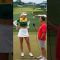 全員の視線を奪った長身女子ゴルファーの衝撃的な行動😲#ゴルフ #golf #pgaティーチングプロ #shorts #tallwomen #sports