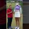 ゴルフ場を揺るがした長身ゴルファーの伝説的なモーメント🌟#ゴルフ #golf #short #tallwomen #sports