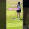 素振りと言い張るが空振りですらない #ゴルフ女子  #ゴルフ初心者  #娘とゴルフ  #空振り  #タカガワ新琴南ゴルフ倶楽部