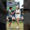 背の高い女子ゴルファーの一瞬の行動にネット騒然😲#ゴルフ #golf #pgaティーチングプロ #short #tallwomen #sports