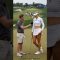 最も背の高いゴルファーが取った信じられないリアクション😮#ゴルフ #golf #pgaティーチングプロ #short #tallwomen #sports