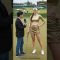 長身ゴルファー、インタビュー中に見せた驚きの表情😲#ゴルフ #golf #pgaティーチングプロ #short #tallwomen #sports