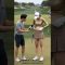 生放送中に長身女子ゴルファーが見せたまさかの行動😳#ゴルフ #golf #pgaティーチングプロ #short #tallwomen #sports