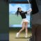 미녀 골프 선수 골프장에서 골프 연습  #골프 #golf #golfswing #golflife #스크린골프 #beauty #골프연습 #ゴルフ女子