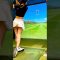 集中の一瞬。スクリーンゴルフで魅せる完璧なスイング🏌️‍♀️✨ #shorts