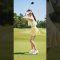 Beautiful Golf Swing by a Stunning Woman 46！アイドルの神スイング！ゴルフショット#美女 #ゴルフ #スイング #ゴルフ動画 #女子ゴルファー #shorts