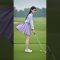 Beautiful Golf Swing by an Idol Woman 3！アイドルの神スイング！ゴルフショット#美女 #ゴルフ #スイング #ゴルフ動画 #女子ゴルファー #shorts