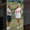 😳 インタビュー中、長身女子ゴルファーの驚きのジェスチャー💥#ゴルフ #golf #pgaティーチングプロ #tallest #tallestgolfer #sports