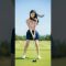 Beautiful Golf Swing by an Idol Woman 5！アイドルの神スイング！ゴルフショット#美女 #ゴルフ #スイング #みんなのgolf #女子ゴルファー #shorts